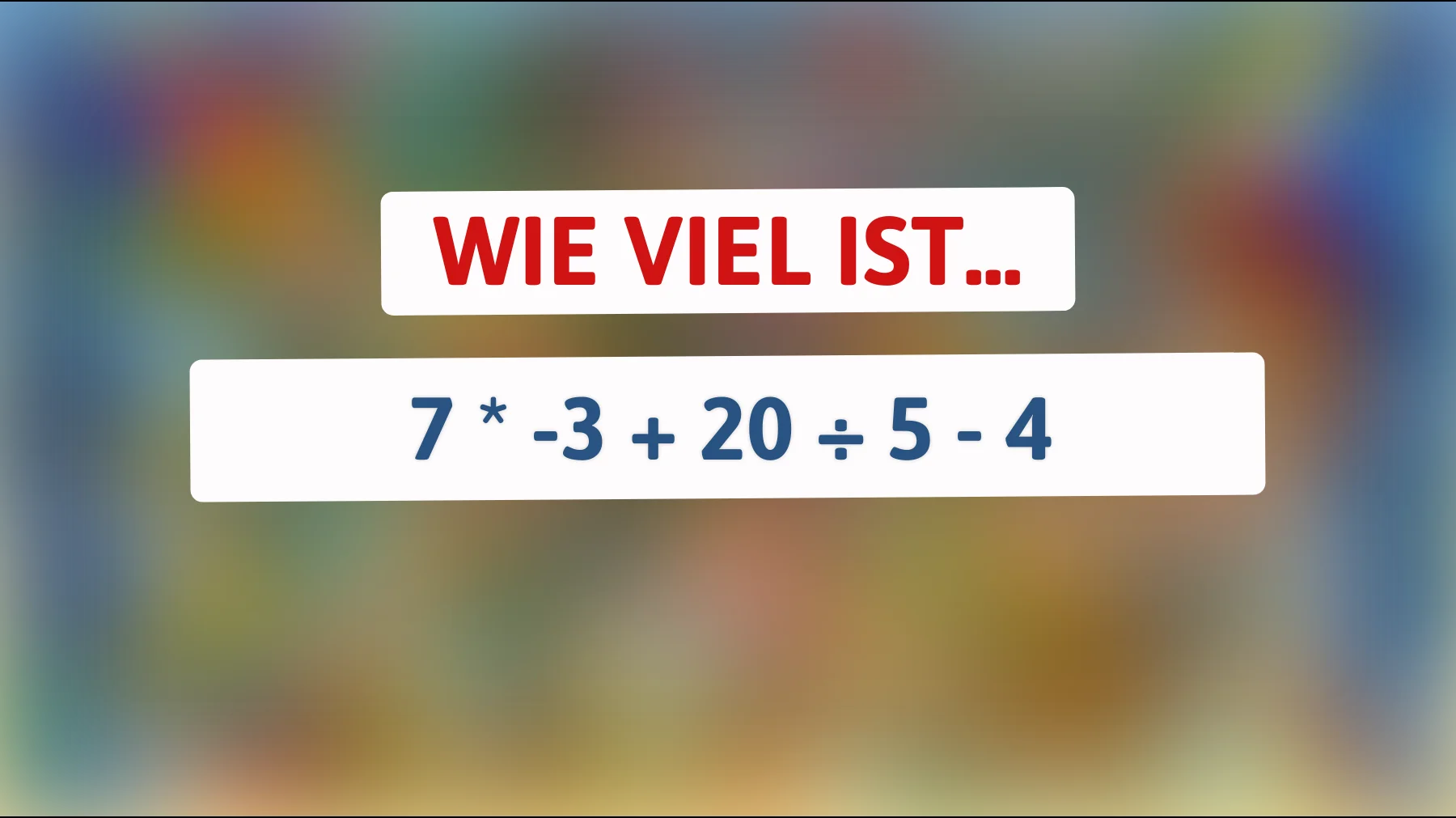 Nur 1 von 10 löst dieses simple Mathe-Rätsel richtig – schaffst du es ohne Fehler?"