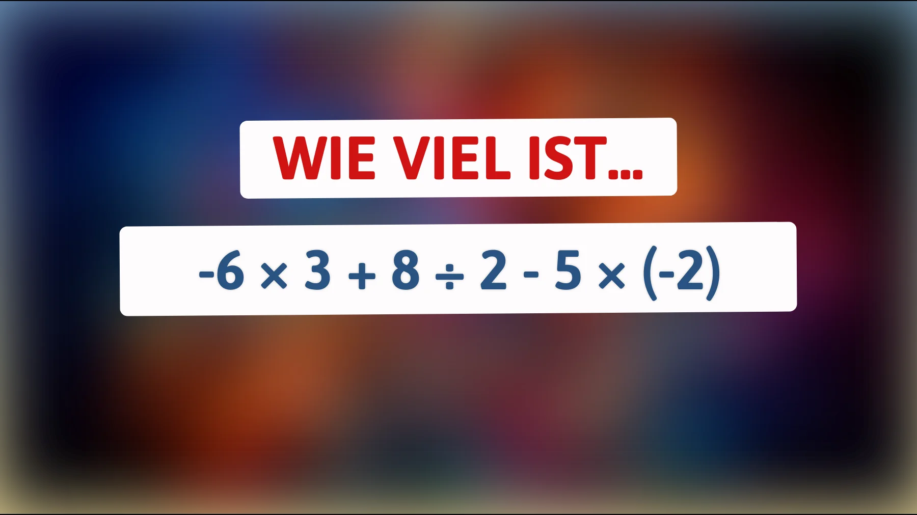 Nur echte Genies lösen das sofort: Schaffst du diese einfache Rechnung ohne Fehler? 😏"